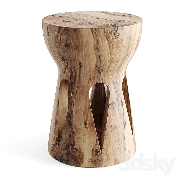 Papung Sculpted Side Table AM.PM 3DSMAX Model
