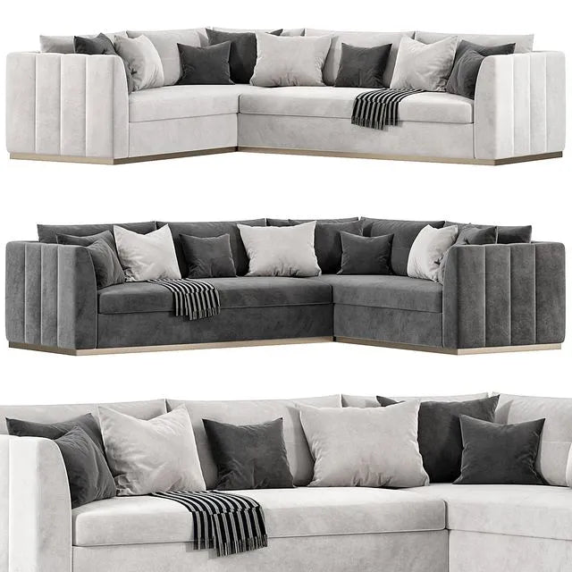Paris Corner Sofa By Horchow 3dsMax Model
