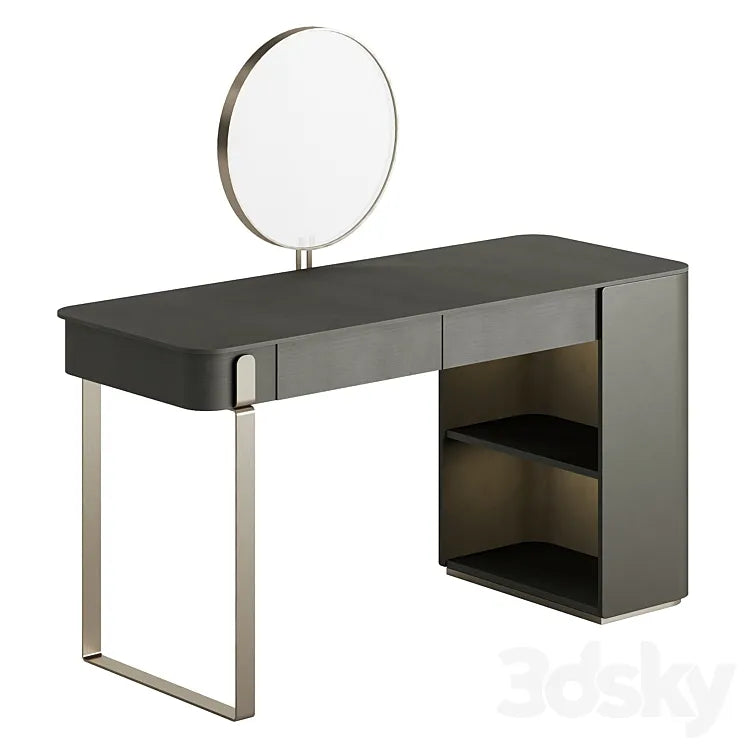 Parisienne Capital with Mirror Lady Desk 3DSMAX Model