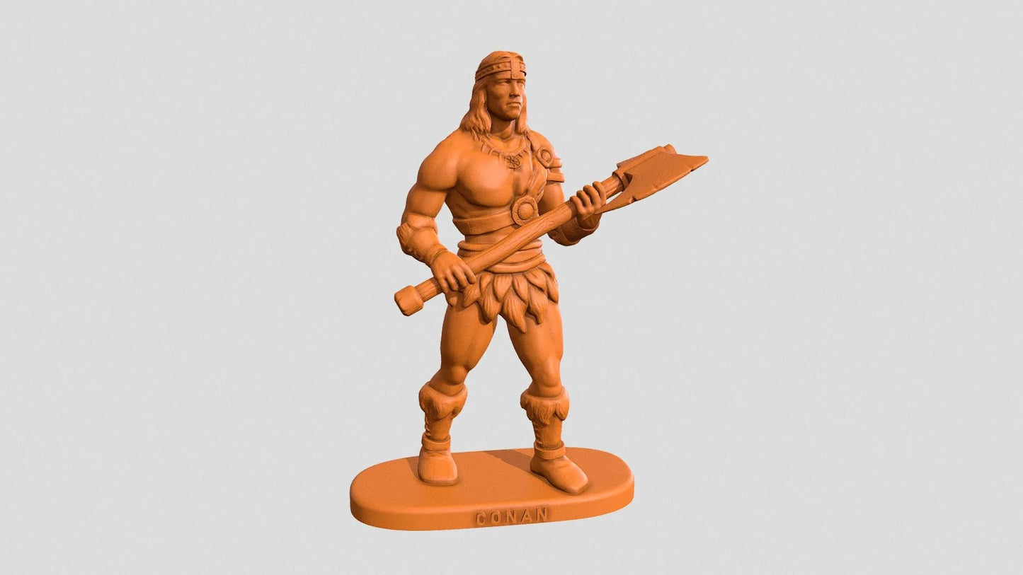 PBR Game 3D Models - 030 Conan O Barbaro