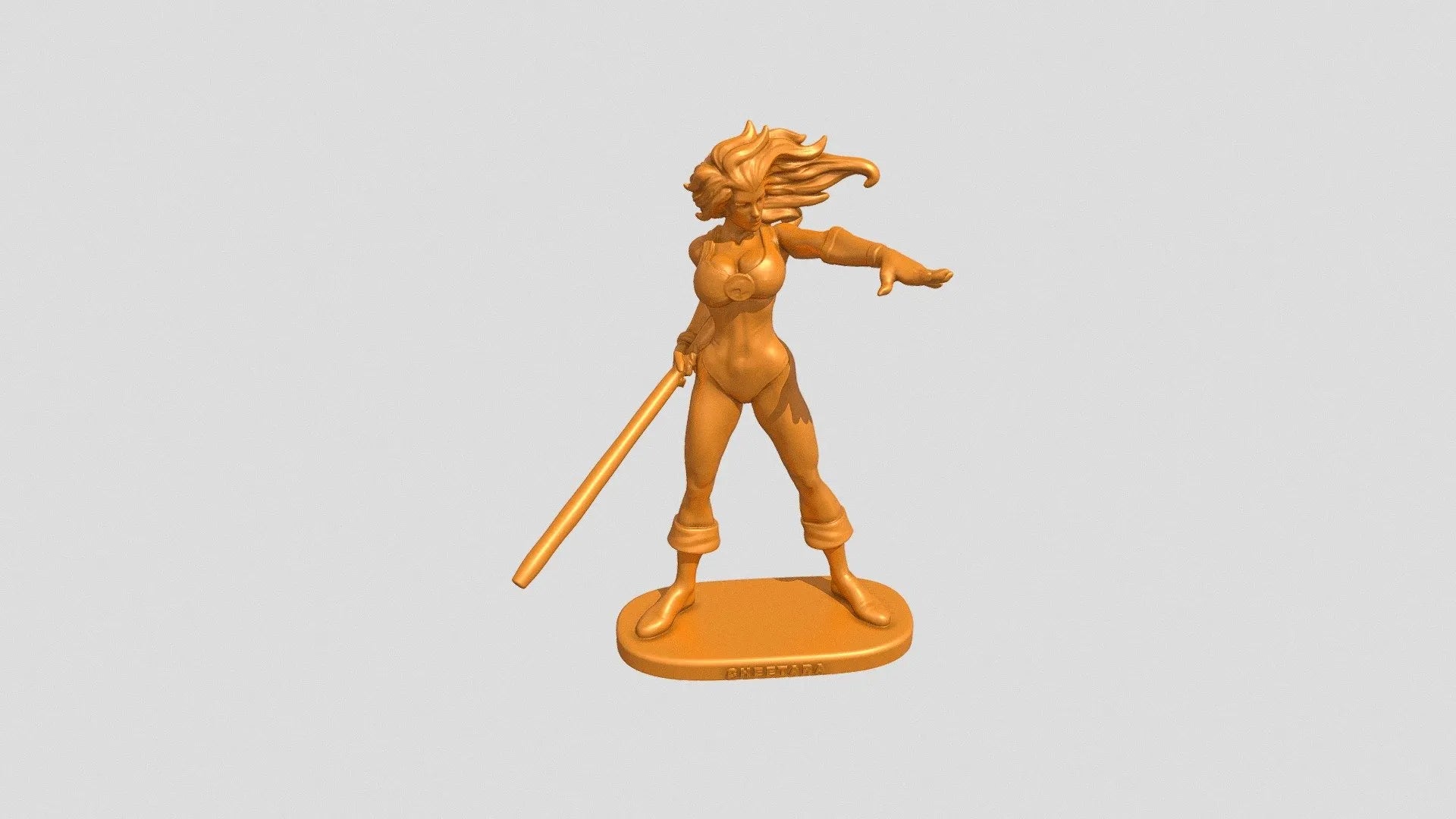 PBR Game 3D Models - 090 Thundercats Cheetara