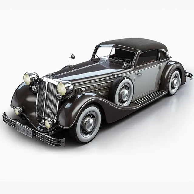 PBR Game 3D Models - 1937 Horch 853 A Sport Cabriolet