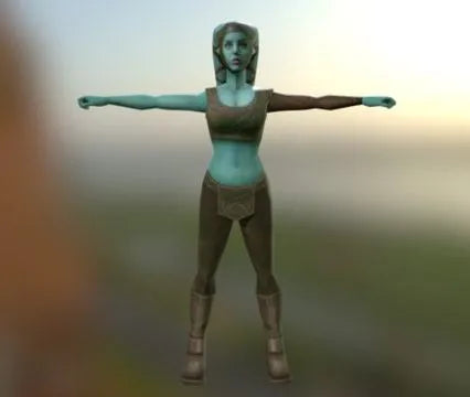 PBR Game 3D Models - Aayla