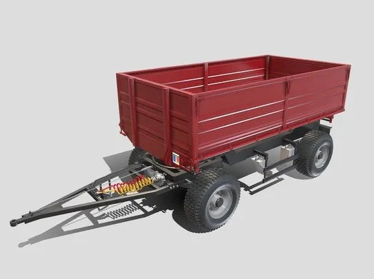 PBR Game 3D Models - Agro Trailer V5