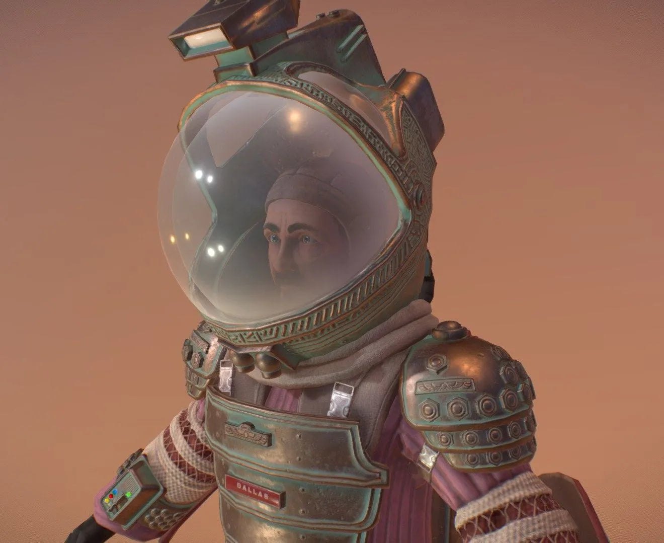 PBR Game 3D Models - Alien 1979 Dallas In Compression Suit T Pose
