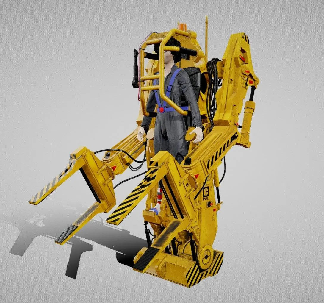 PBR Game 3D Models - Alien Nostromo Power Loader