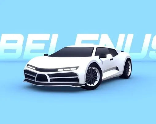 PBR Game 3D Models - ARCADE Belenus Hypercar