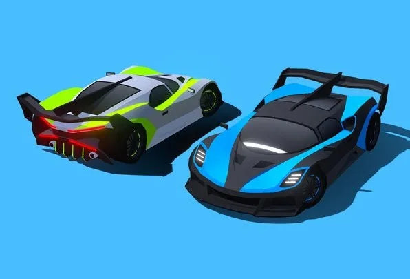 PBR Game 3D Models - ARCADE 'Cerbero' Racing Car