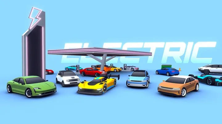 PBR Game 3D Models - ARCADE Electric Vehicles Pack