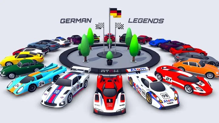 PBR Game 3D Models - ARCADE German Legends