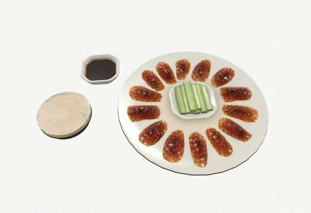 PBR Game 3D Models - Asia food Peking duck