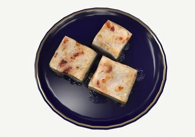 PBR Game 3D Models - Asia food turnip cake