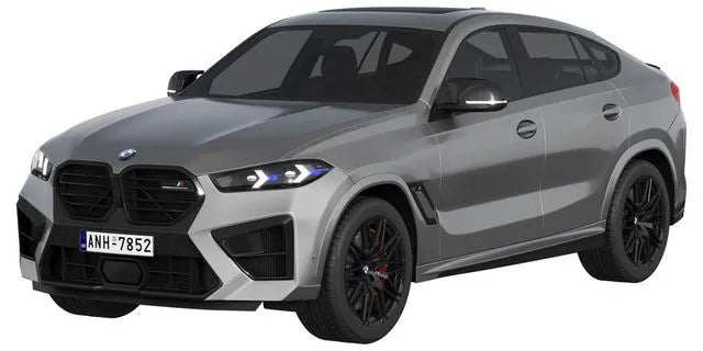 PBR Game 3D Models - BMW X6M Competition 2023