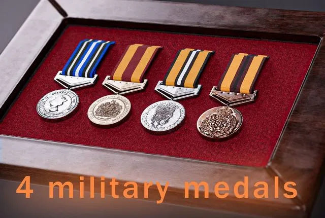 PBR Game 3D Models - British military medal and badge