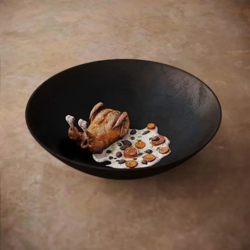 PBR Game 3D Models - Chicken with Cream Sauce
