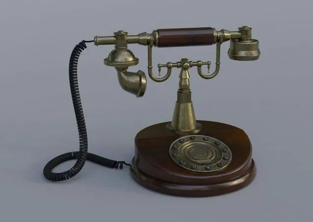 PBR Game 3D Models - Classic Vintage Telephone
