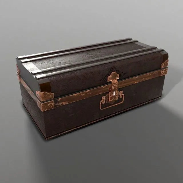 PBR Game 3D Models - Dark Chest