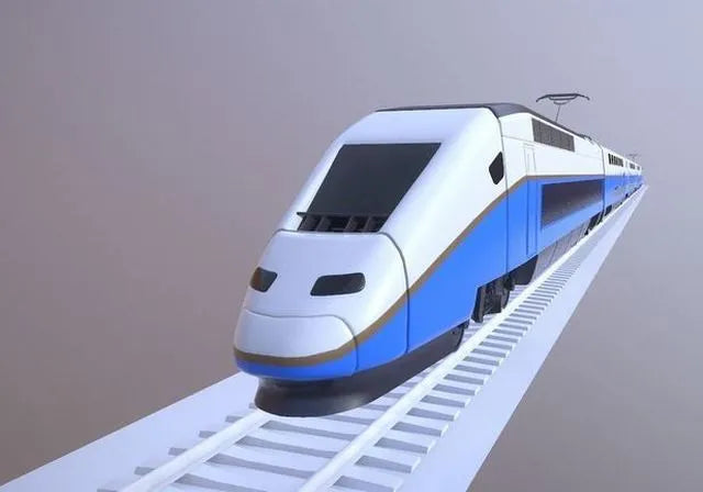PBR Game 3D Models - Euroduplex Train