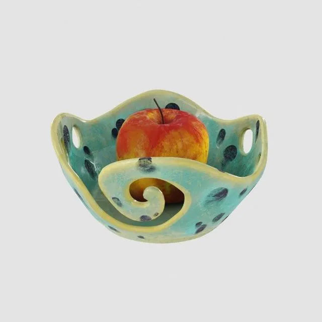 PBR Game 3D Models - Fruit Pottery Ceramic Wave Vase