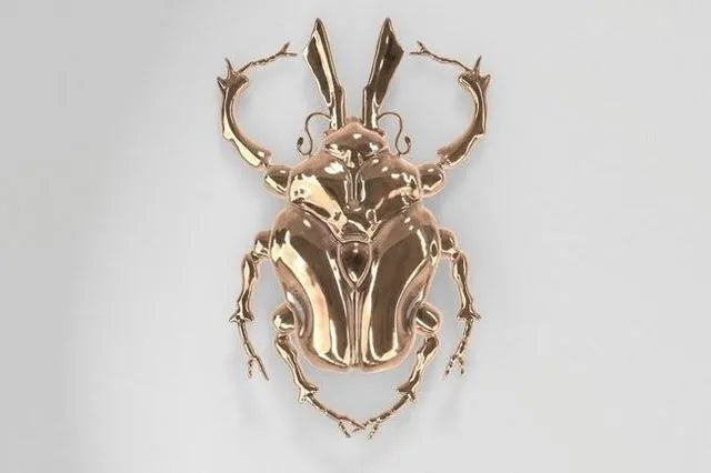 PBR Game 3D Models - Golden Scarab Beetle