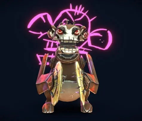 PBR Game 3D Models - Jinx's Monkey Toy   Fanart Arcane