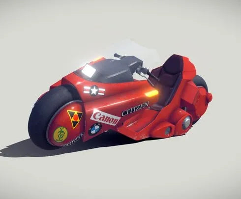 PBR Game 3D Models - Kaneda's Motorbike