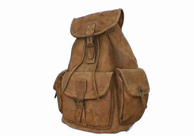 PBR Game 3D Models - Leather Backpack