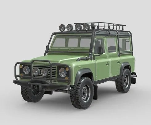 PBR Game 3D Models - Low Poly Car   Rand Rover Defender D110