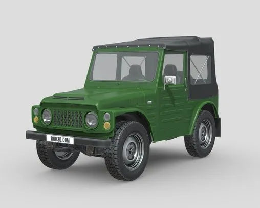 PBR Game 3D Models - Low Poly Car   Suzuki Jimny 1977
