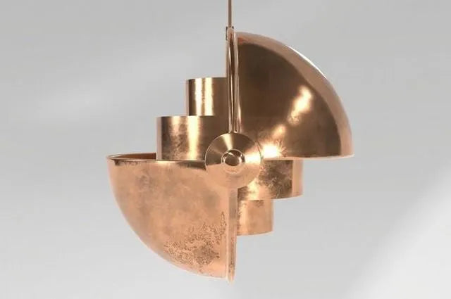 PBR Game 3D Models - Metal Loft Lamp