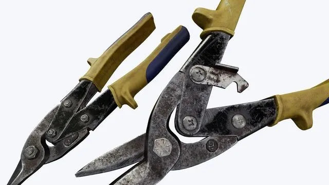 PBR Game 3D Models - Metal Shears