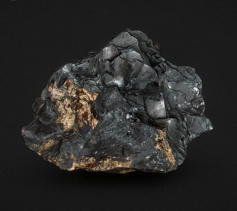 PBR Game 3D Models - Metallic Looking Crystals Of Hematite On Matrix