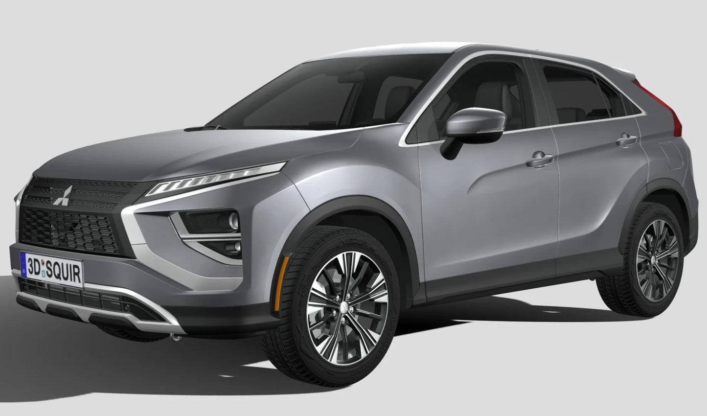 PBR Game 3D Models - Mitsubishi Eclipse Cross Us 2022