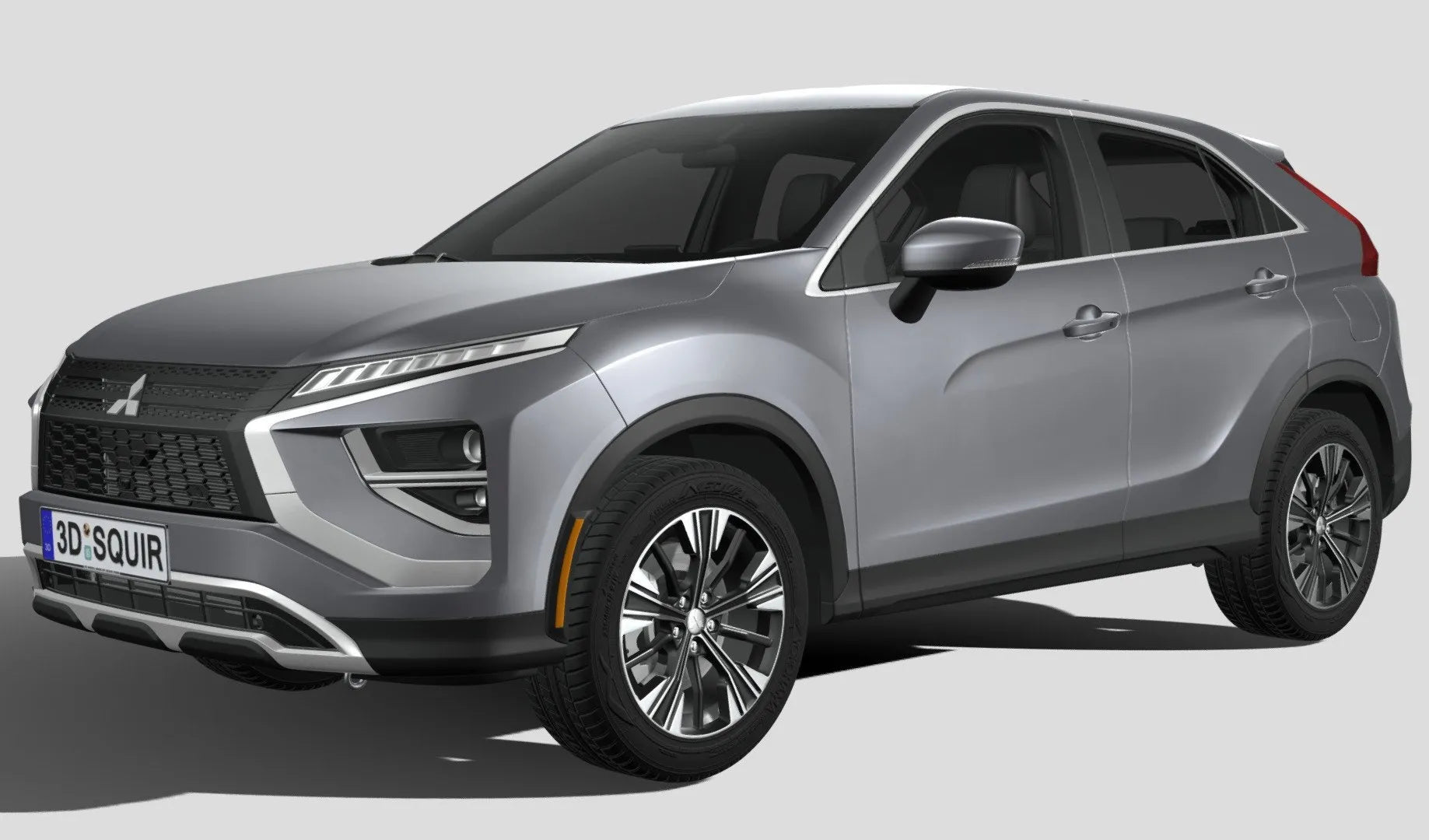PBR Game 3D Models - Mitsubishi Eclipse Cross Us 2022