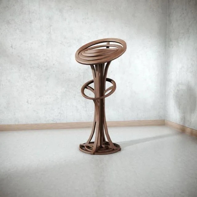 PBR Game 3D Models - Modern Wooden Chair