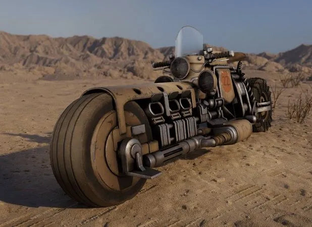 PBR Game 3D Models - Motocycrcle – DieselPunk