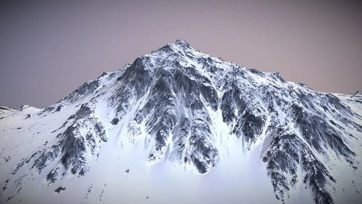 PBR Game 3D Models - Mountain Snow