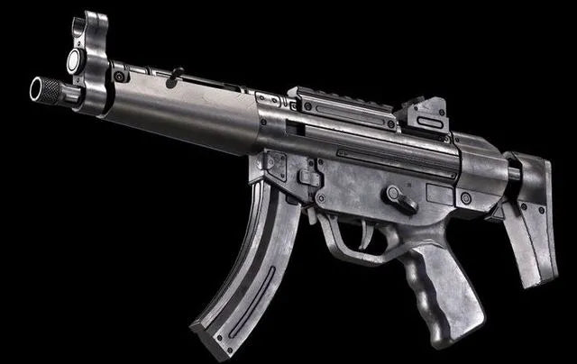 PBR Game 3D Models - MP5 SMG