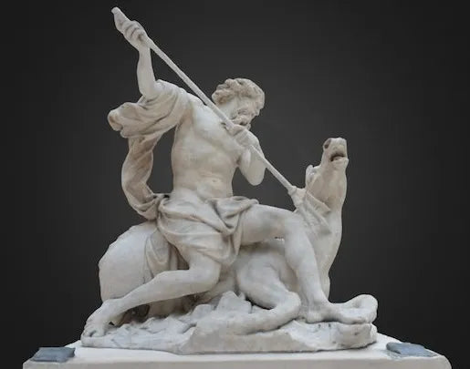 PBR Game 3D Models - Neptune   Louvre Museum