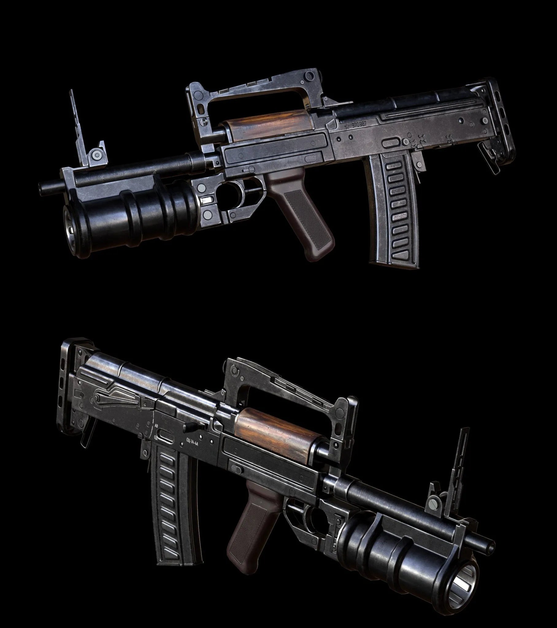 PBR Game 3D Models - OC14 Groza