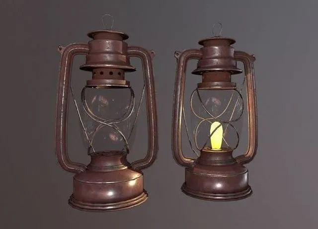 PBR Game 3D Models - Oil Lamp
