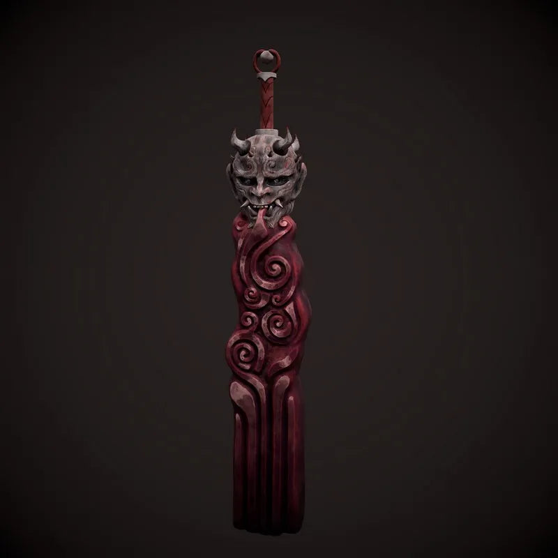 PBR Game 3D Models - Oni Mace