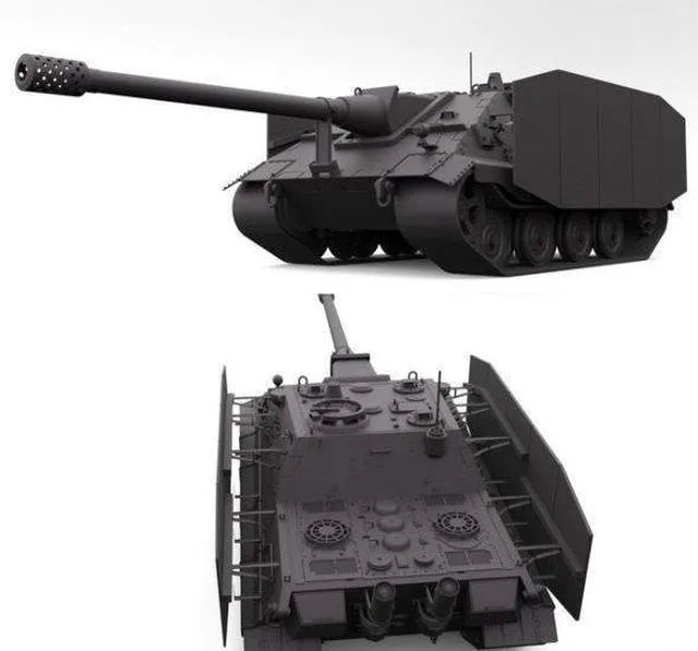 PBR Game 3D Models - Panther Tank Destroyer