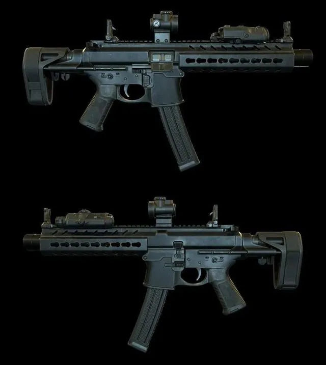 PBR Game 3D Models - Pistol Caliber Carbine