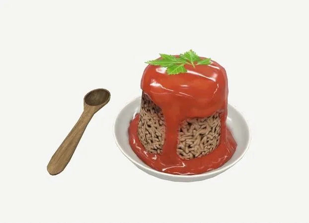 PBR Game 3D Models - Rice tube pudding