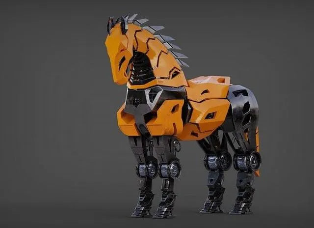 PBR Game 3D Models - Sci-Fi mech horse