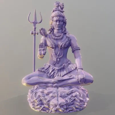 PBR Game 3D Models - Shiva 02