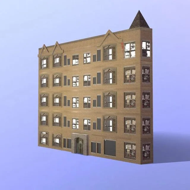 PBR Game 3D Models - Slim house