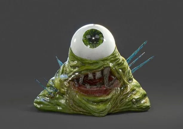 PBR Game 3D Models - Slime Crystal Monster