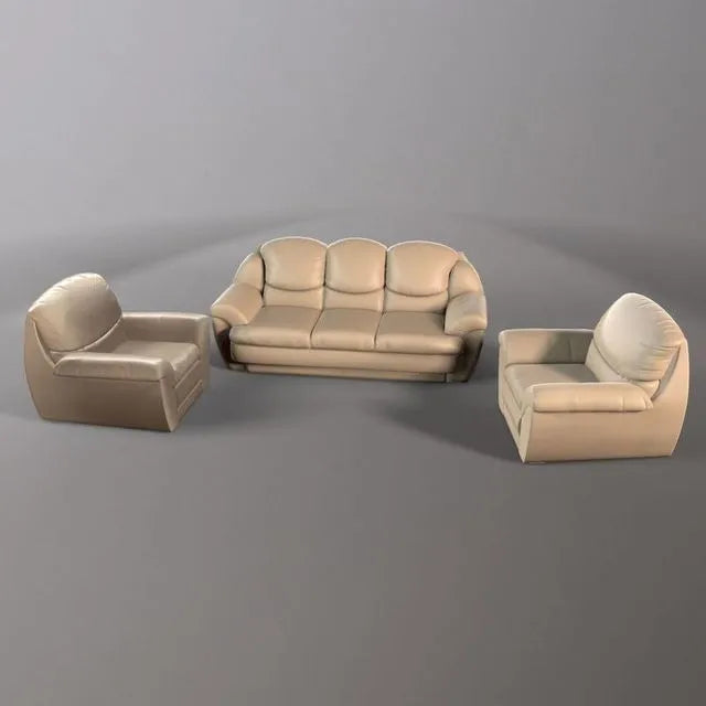 PBR Game 3D Models - Soft leather coner
